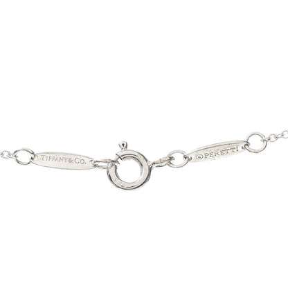 Tiffany Sterling Silver Elsa Peretti Full Heart Pendant Necklace 4 of 5