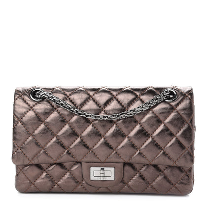 Chanel Metallic Aged Calfskin Quilted 2.55 Reissue 225 Flap Bronze 1 of 9