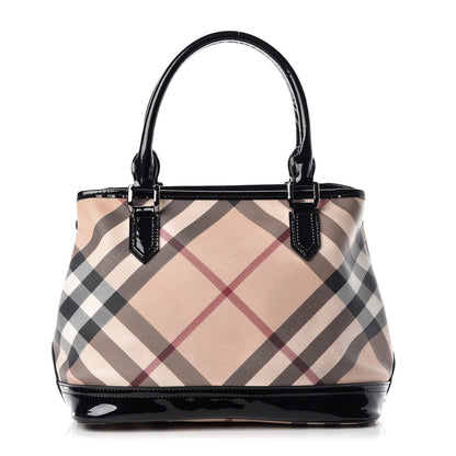 Burberry Nova Check Medium Tote Black 1 of 22
