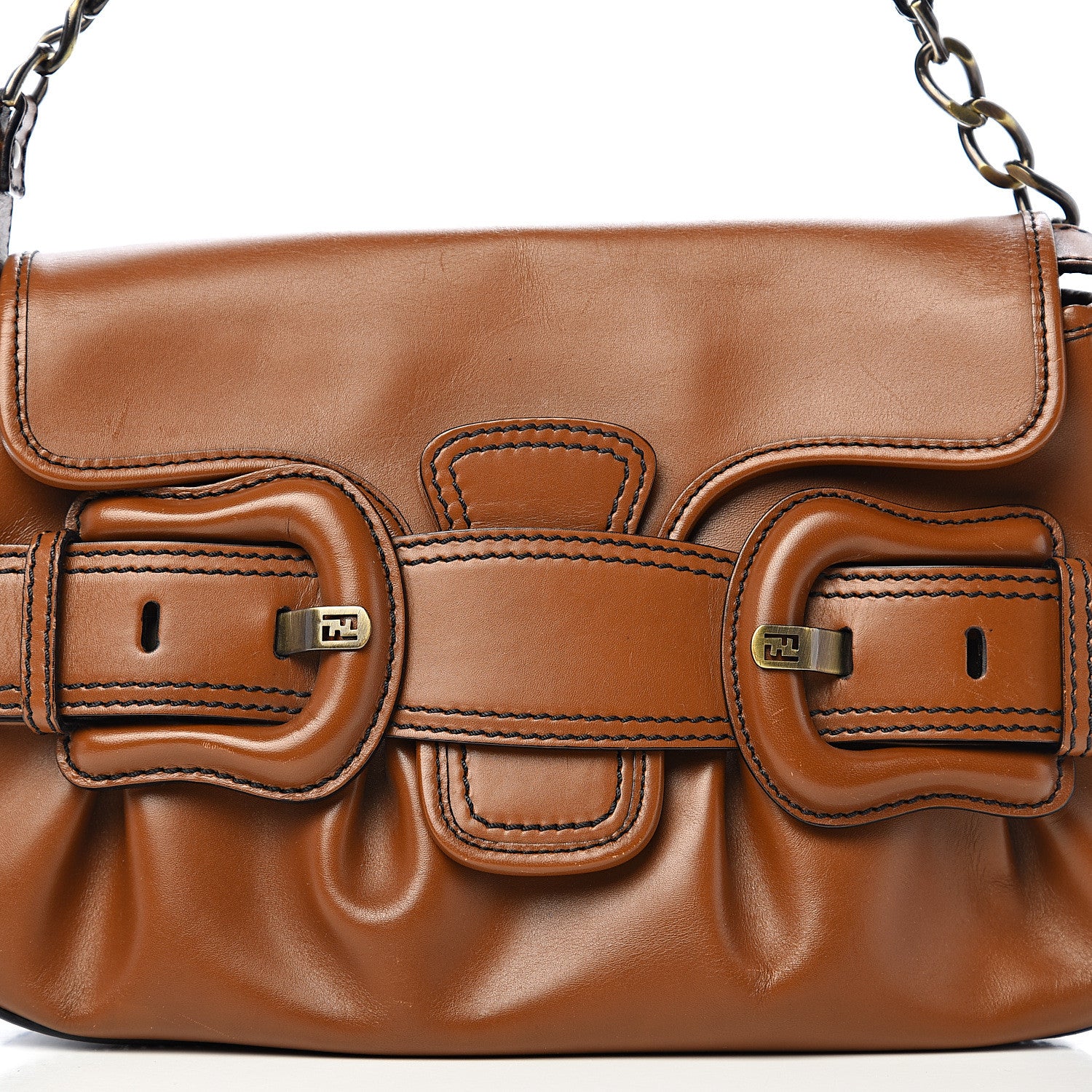 Fendi Cuoio B Bis Flap Rovere 16 of 16