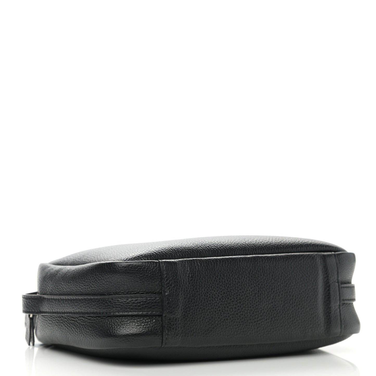 Calfskin Logo M Everyday Camera Bag Black