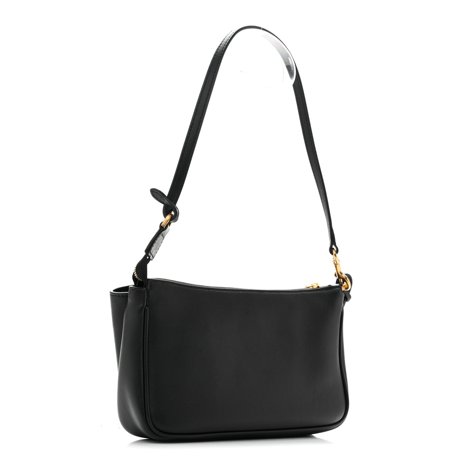 Balenciaga Natural Smooth Calfskin Rodeo Sling Pochette Black 3 of 12