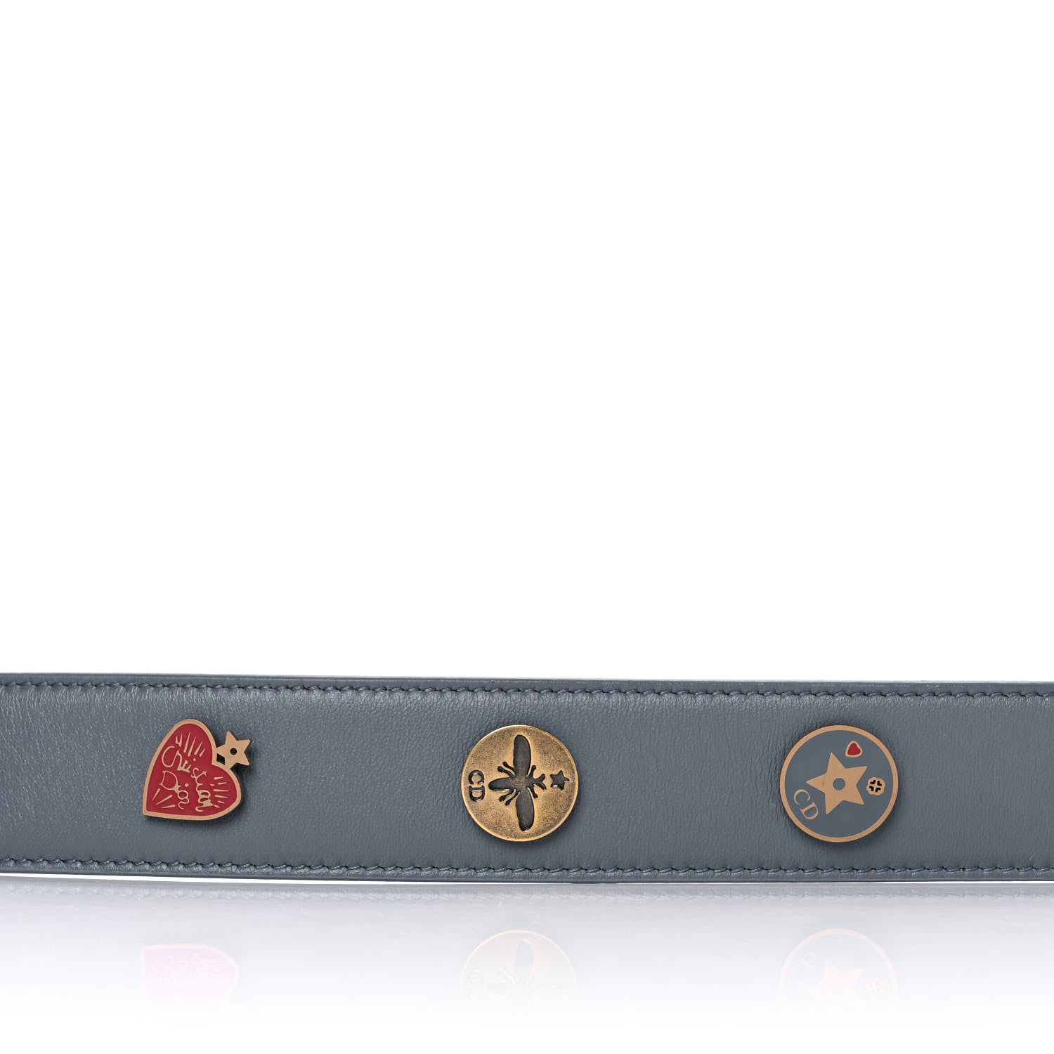 Christian Dior Lambskin Cannage Small My Lady Dior Blue Grey 8 of 16