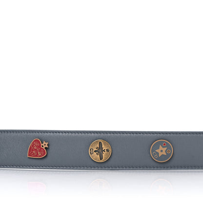 Christian Dior Lambskin Cannage Small My Lady Dior Blue Grey 8 of 16