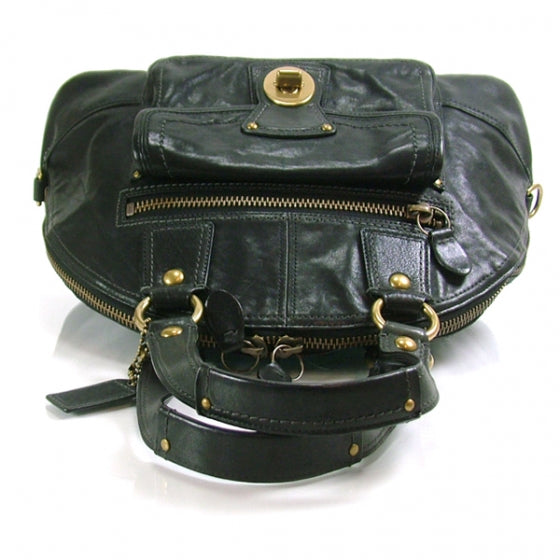 COACHVachettaLegacyPocketShoulderBagBlack