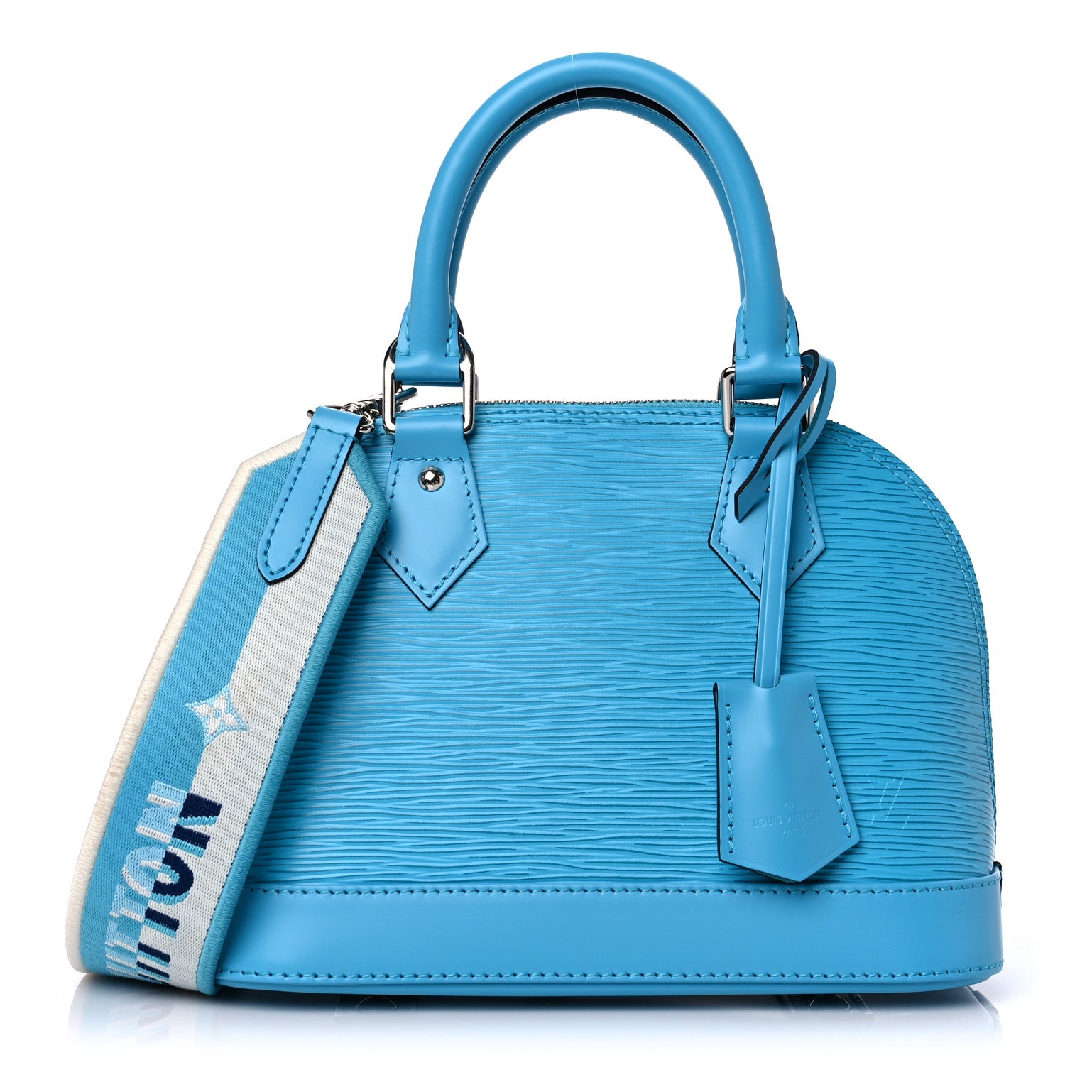 Louis Vuitton Epi Jacquard Alma BB Turquoise 1 of 7