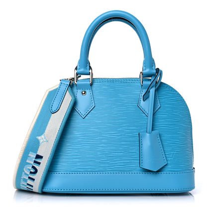 Louis Vuitton Epi Jacquard Alma BB Turquoise 1 of 7
