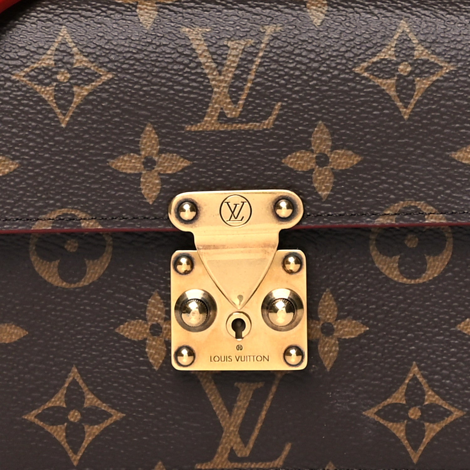 Louis Vuitton Monogram S Lock Belt Pouch MM 7 of 9