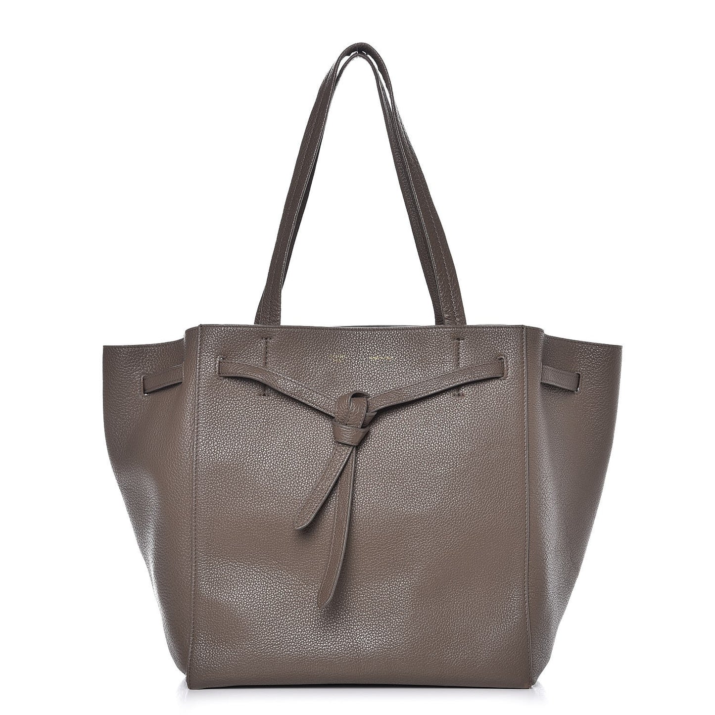 Soft Grained Calfskin Small Belt Cabas Phantom Taupe