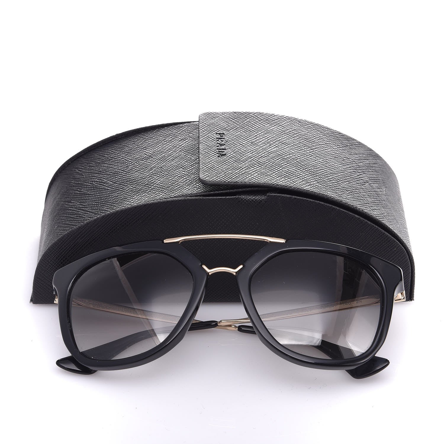 Prada Catwalk Sunglasses SPR 13Q Black 7 of 7