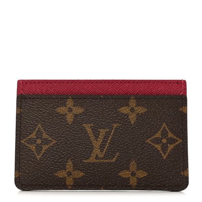 Louis Vuitton Monogram Card Holder Fuchsia 1 of 7