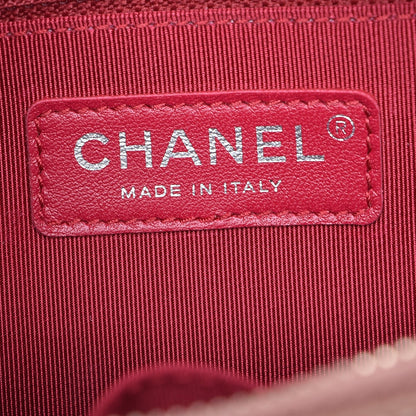 Chanel Aged Calfskin Quilted Medium Gabrielle Hobo Pink 6 of 8