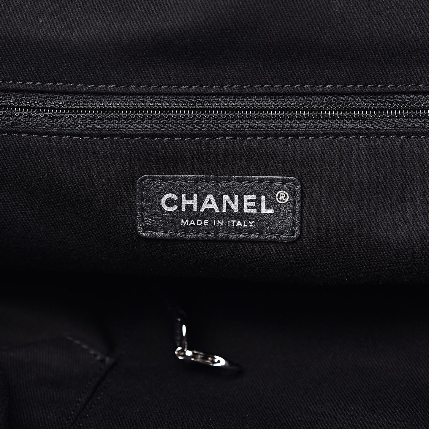 Canvas Extra Large Double Face Shopping Tote Black