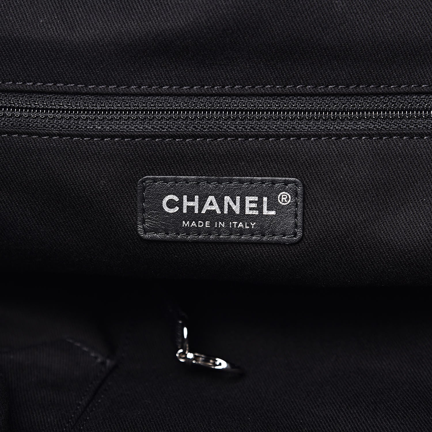 Chanel Canvas Extra Large Double Face Shopping Tote Black 6 of 10