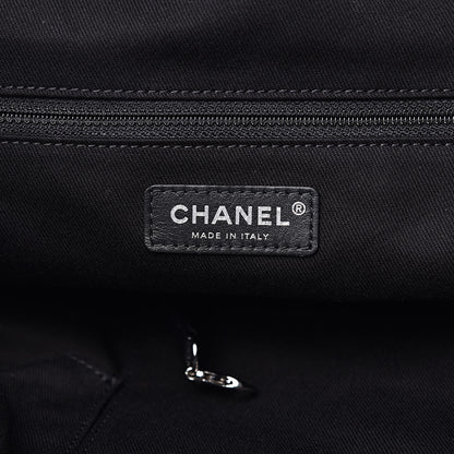 Chanel Canvas Extra Large Double Face Shopping Tote Black 6 of 10