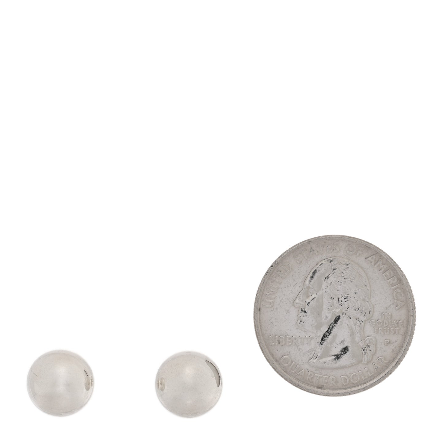 Sterling Silver 10mm HardWear Ball Earrings