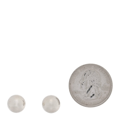 Tiffany Sterling Silver 10mm HardWear Ball Earrings 2 of 4