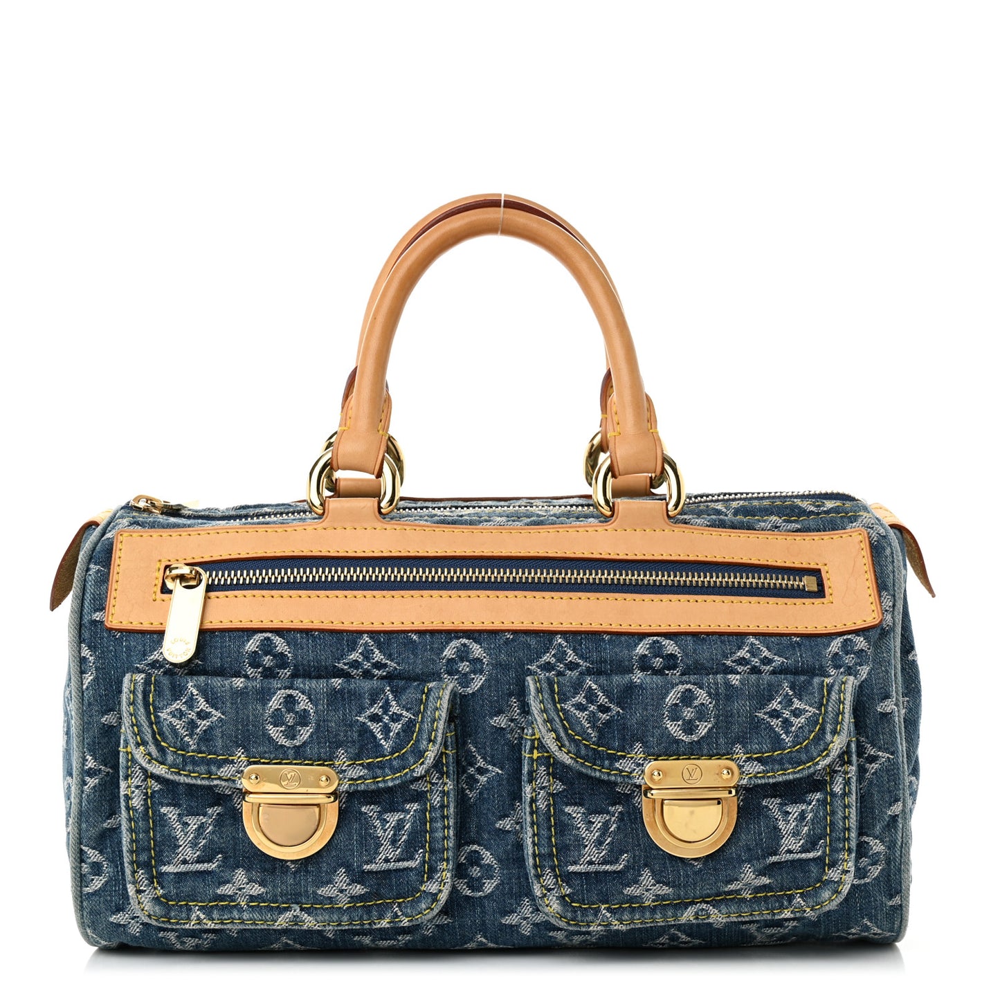 Monogram Denim Neo Speedy Blue
