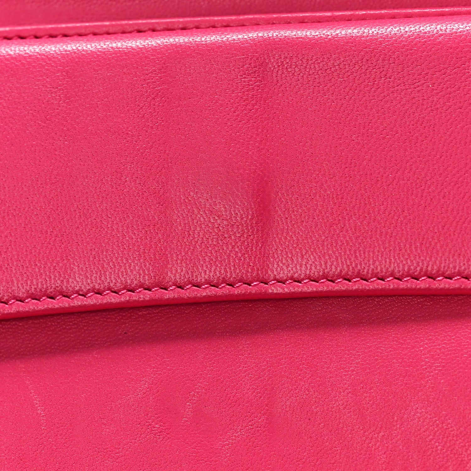 Chanel Lambskin Quilted Large Flap Wallet Fuchsia 10 of 10