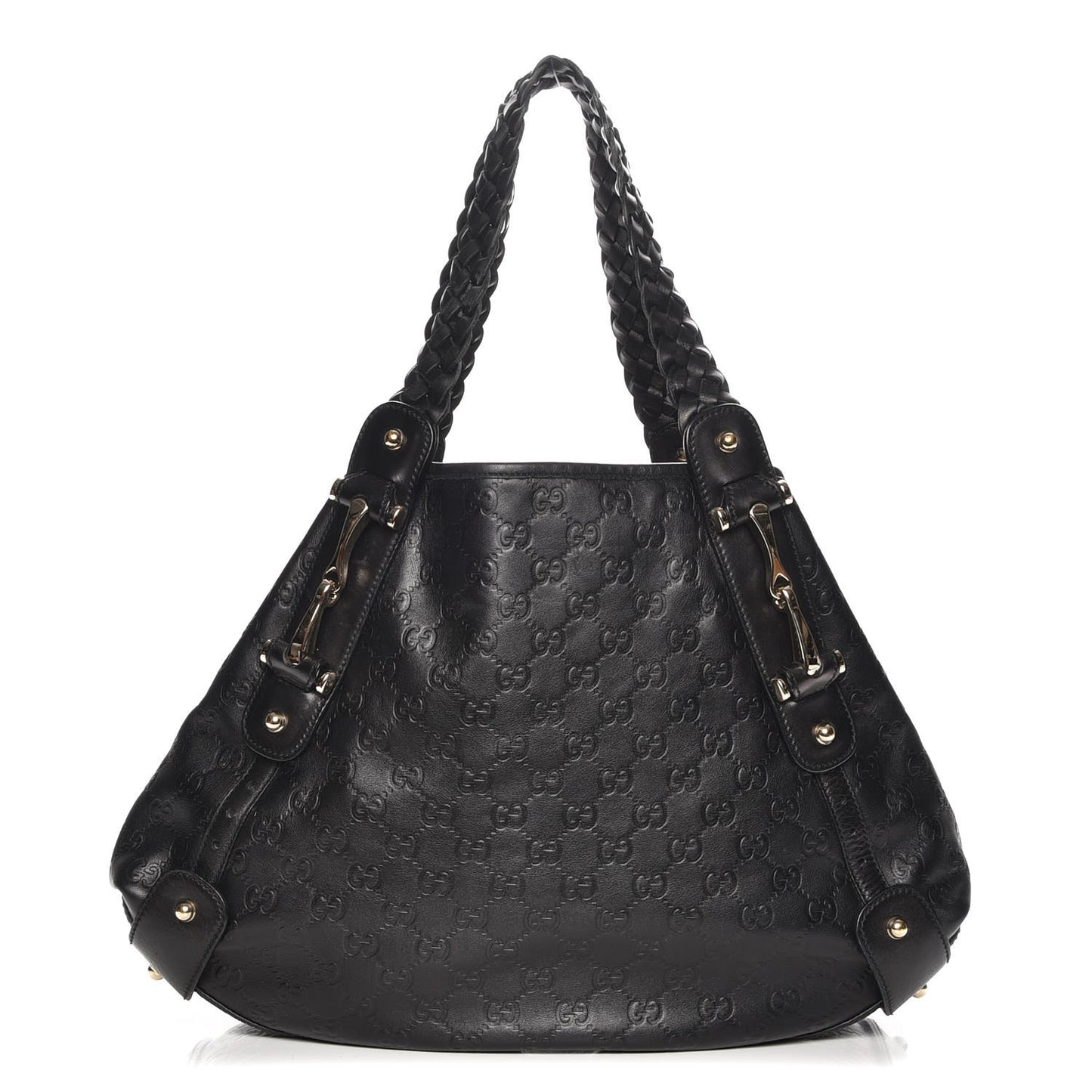 Guccissima Medium Pelham Shoulder Bag Black