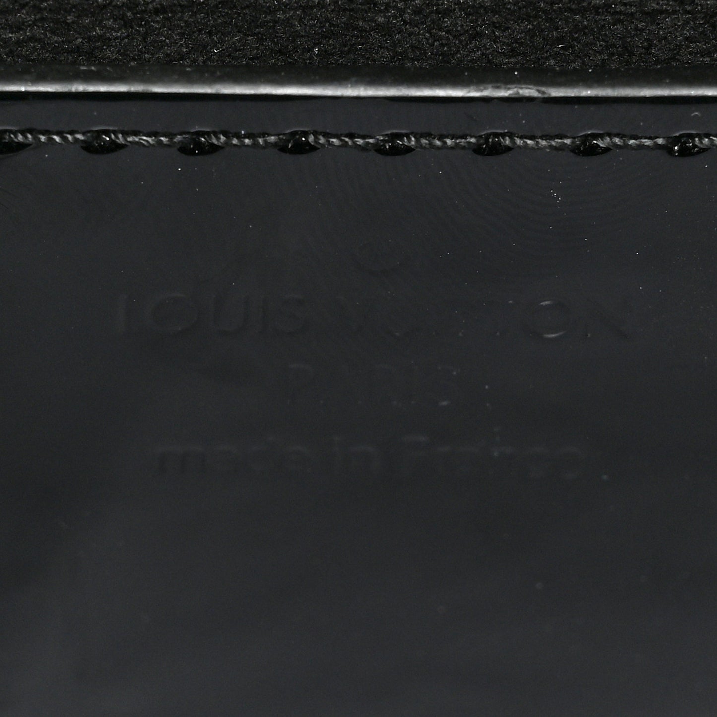 Patent Monogram Twist Shoulder Bag PM Black