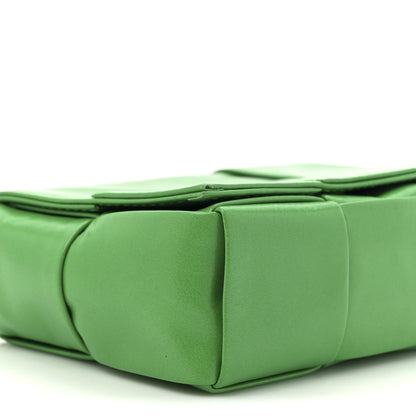 Bottega Veneta Paper Calfskin Maxi Intreccio Extra Mini Cassette Crossbody Bag Parakeet 10 of 10
