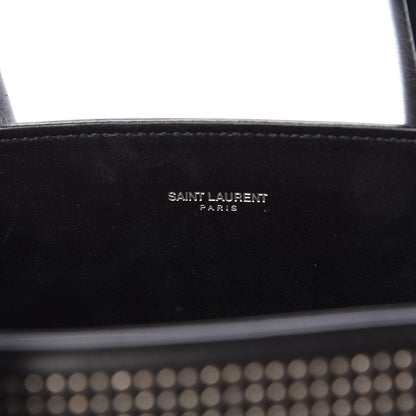 Saint Laurent Calfskin Studded Small Sac De Jour Black 9 of 18