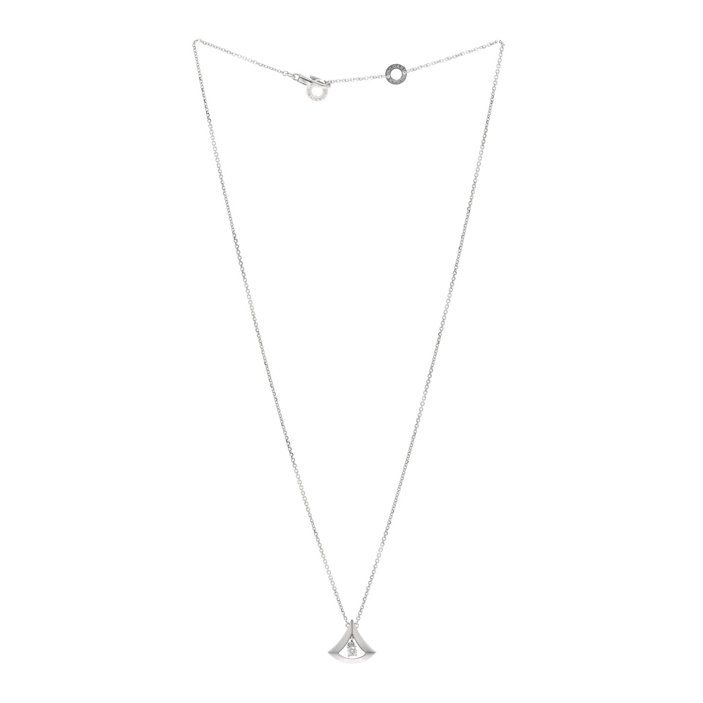 18K White Gold Diamond Divas' Dream Openwork Necklace