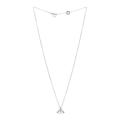 Bulgari 18K White Gold Diamond Divas' Dream Openwork Necklace 3 of 4