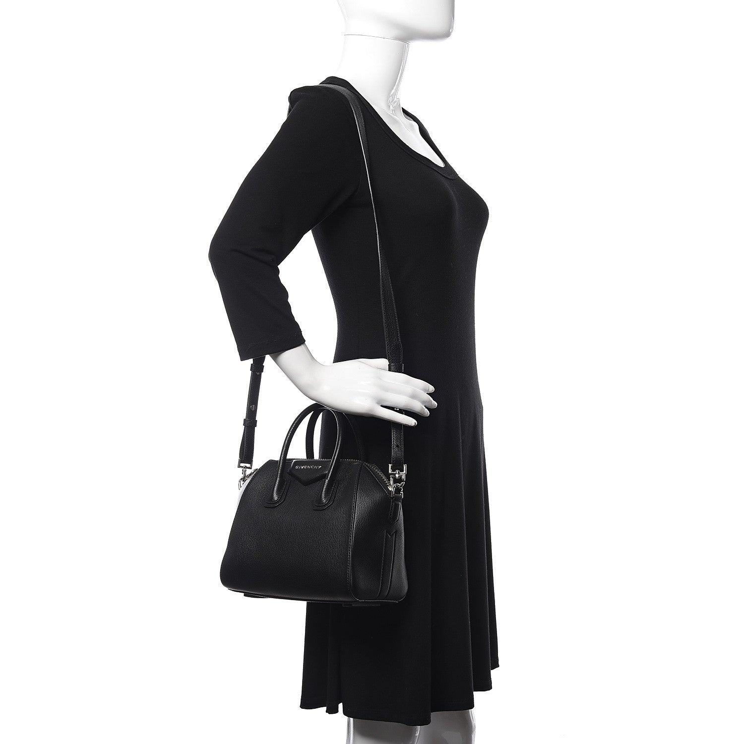 Givenchy Sugar Goatskin Mini Antigona Black 2 of 10