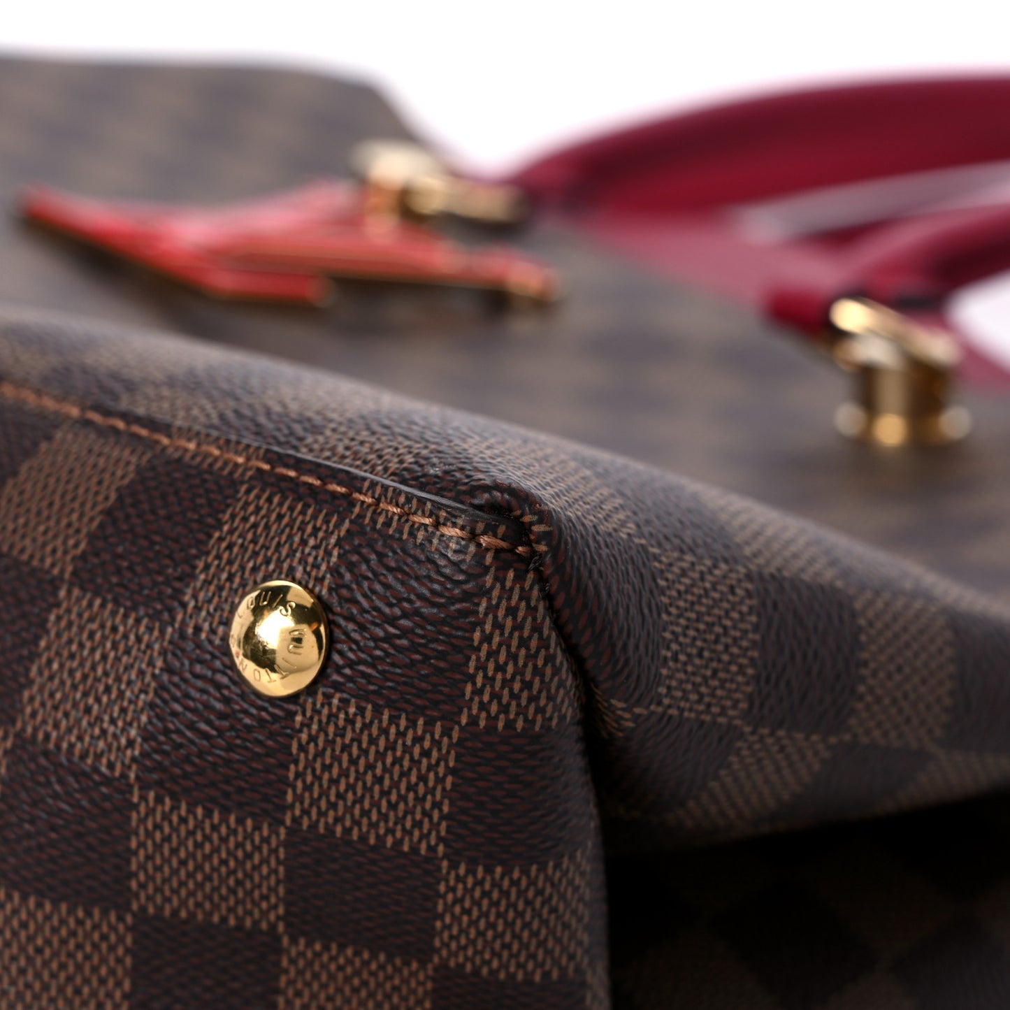 Damier Ebene LV Riverside Lie De Vin