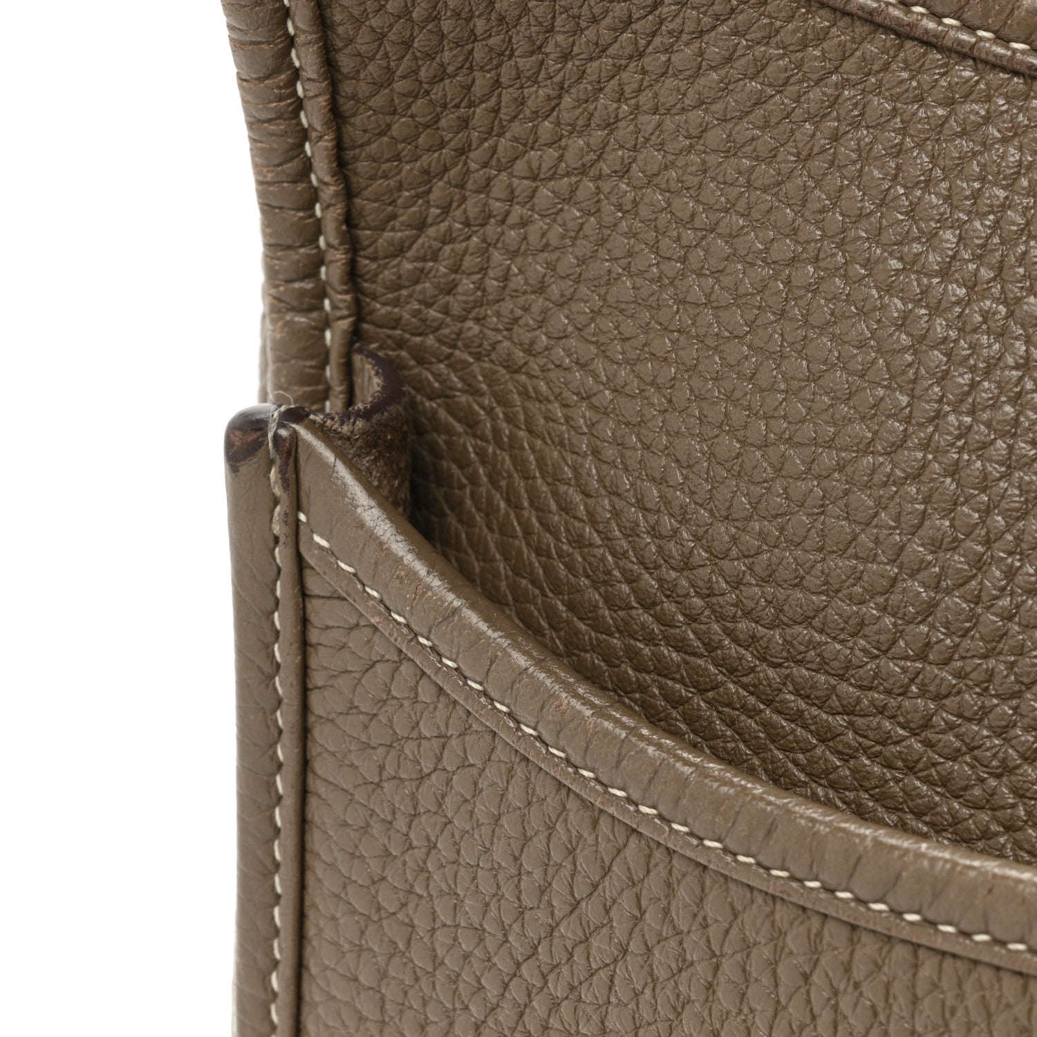 Hermes Taurillon Clemence Evelyne III PM Etoupe 19 of 25