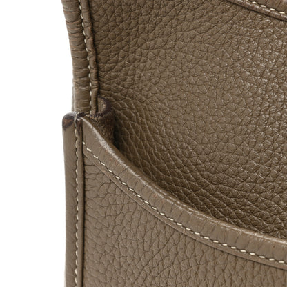 Hermes Taurillon Clemence Evelyne III PM Etoupe 19 of 25
