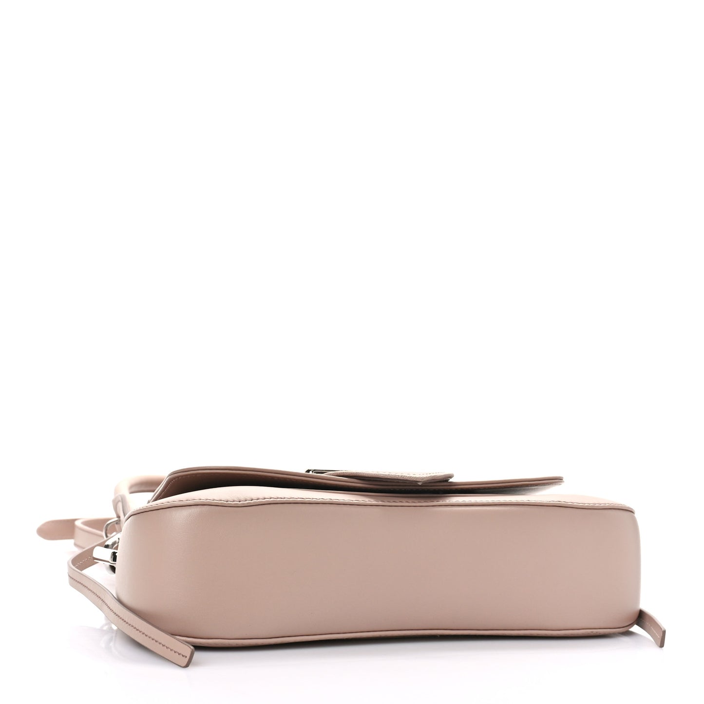 City Calfskin Saffiano Sidonie Shoulder Bag Cipria