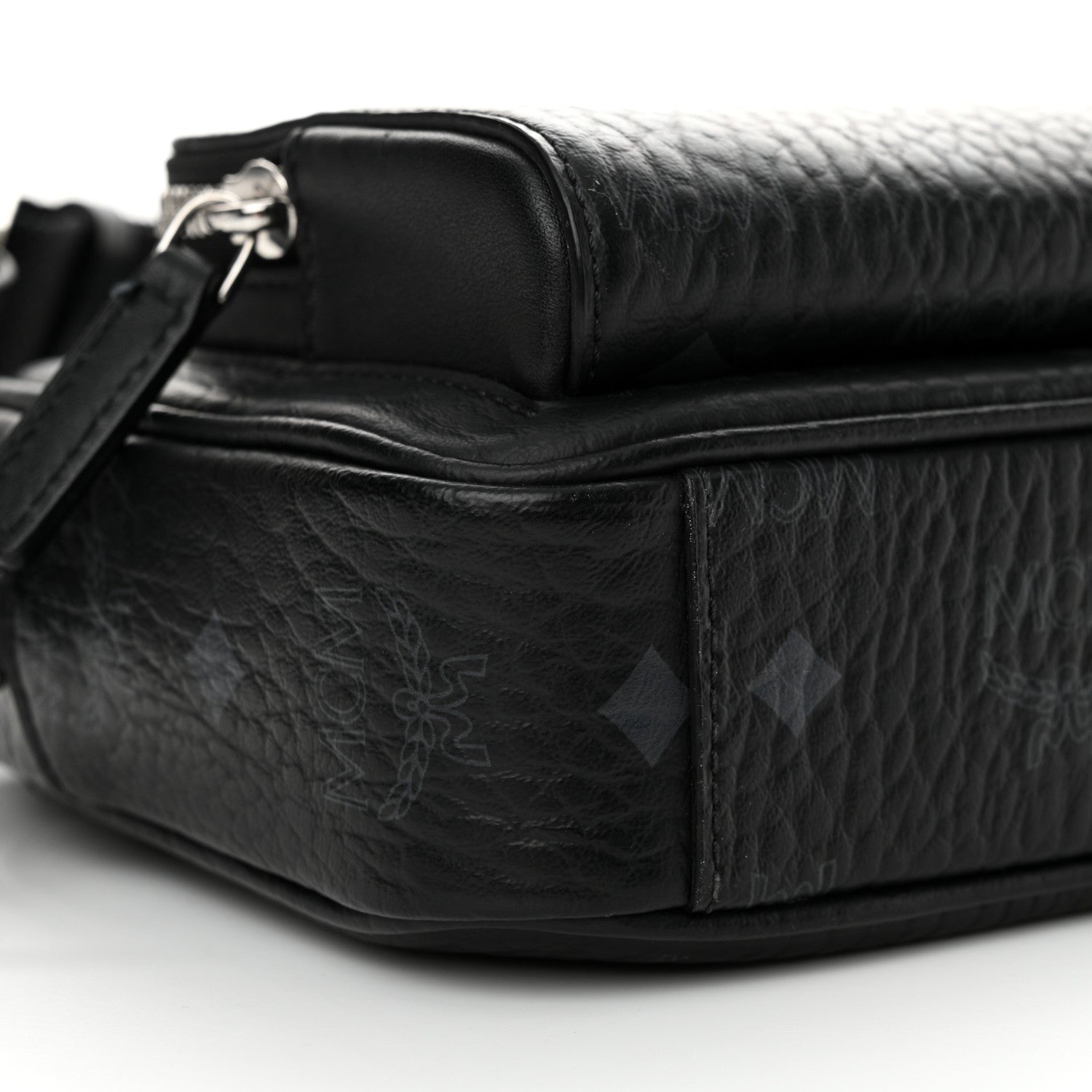 MCM Visetos Camera Crossbody Bag Black 8 of 11