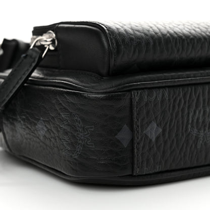 MCM Visetos Camera Crossbody Bag Black 8 of 11