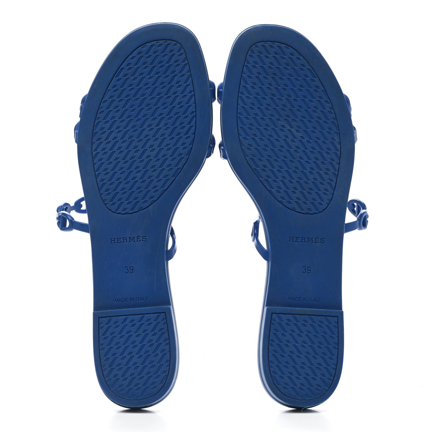 Rubber Chaine d'Ancre Rivage Sandals 39 Bleu Smalt