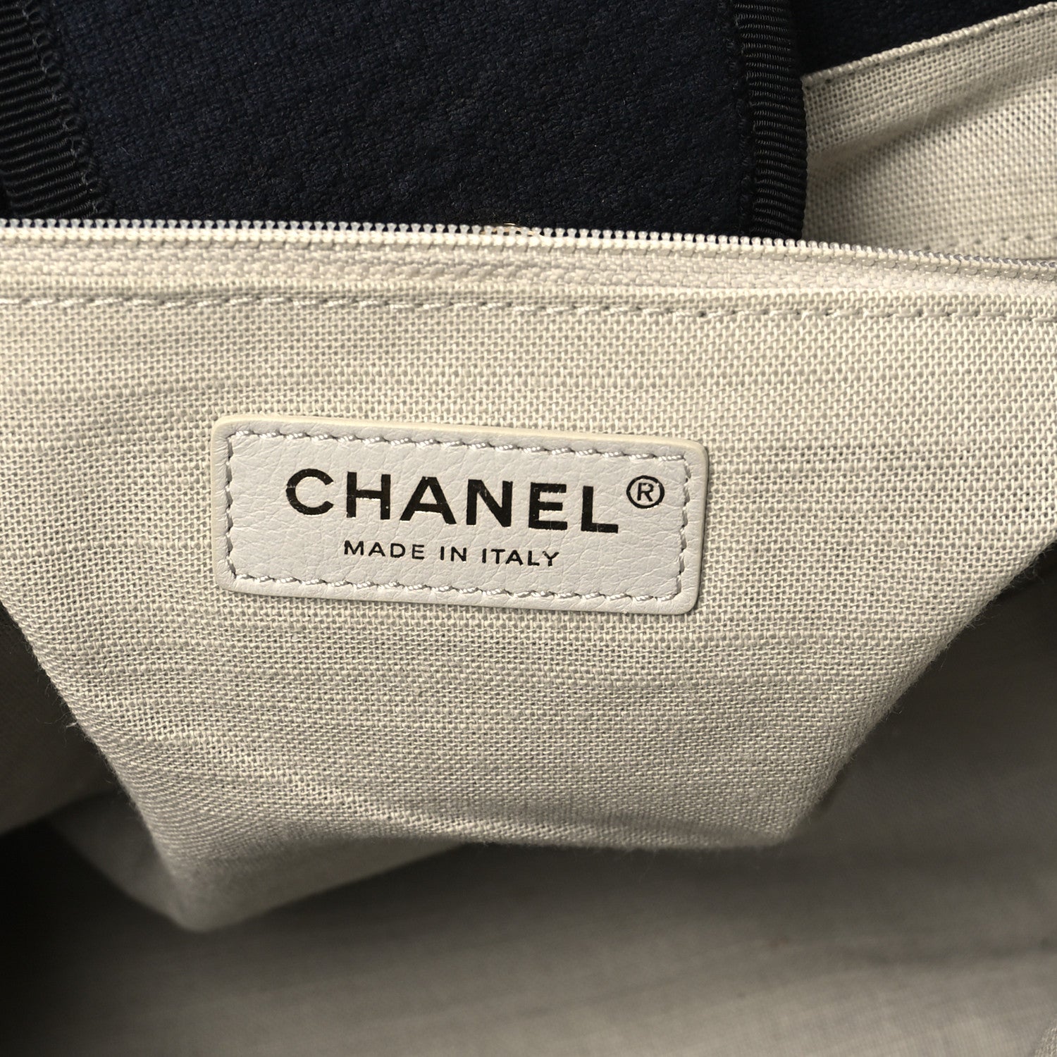 Chanel Mixed Fibers Medium Deauville Tote Black 7 of 12