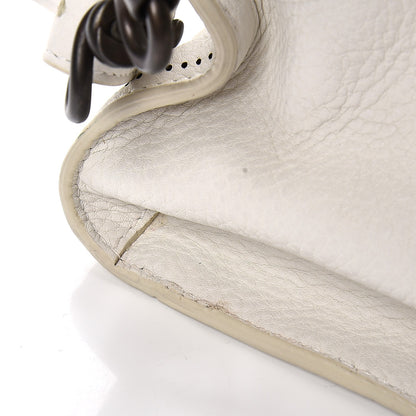 Balenciaga Veau Soyeux Perforated Blackout Hardware S City White 16 of 16
