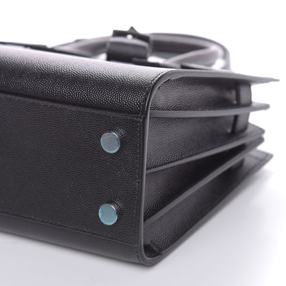 Saint Laurent Grained Calfskin Nano Sac De Jour Black 10 of 11