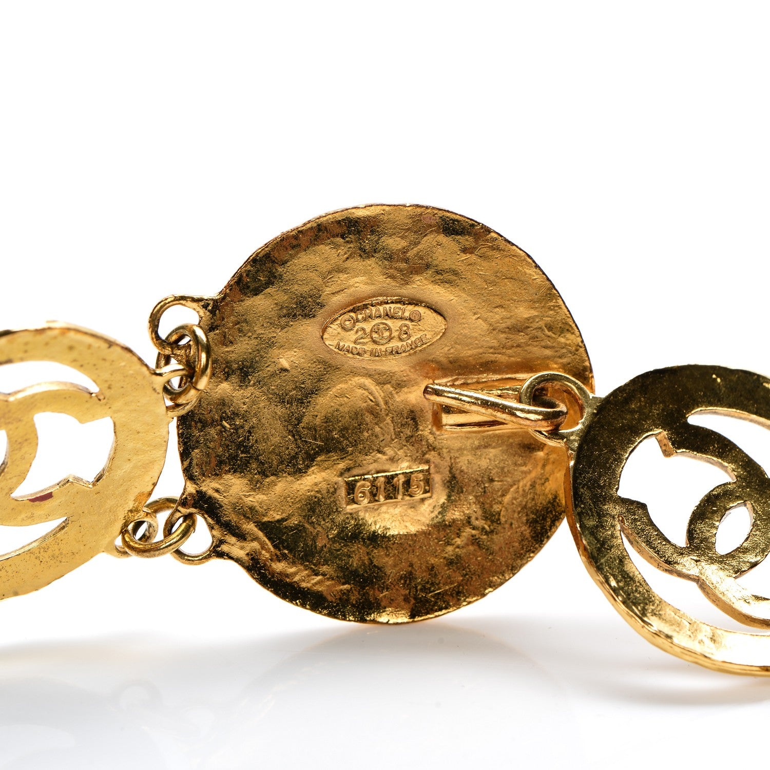 Chanel CC Medallion Chain Belt Gold 4 of 5