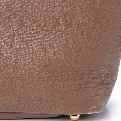 Burberry Grainy Calfskin Medium Honeybrook Tote Dark Sand 15 of 20