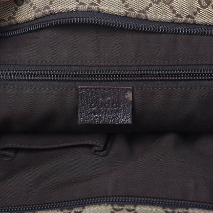 Gucci Monogram Web Medium Flat Messenger Bag Brown 6 of 17