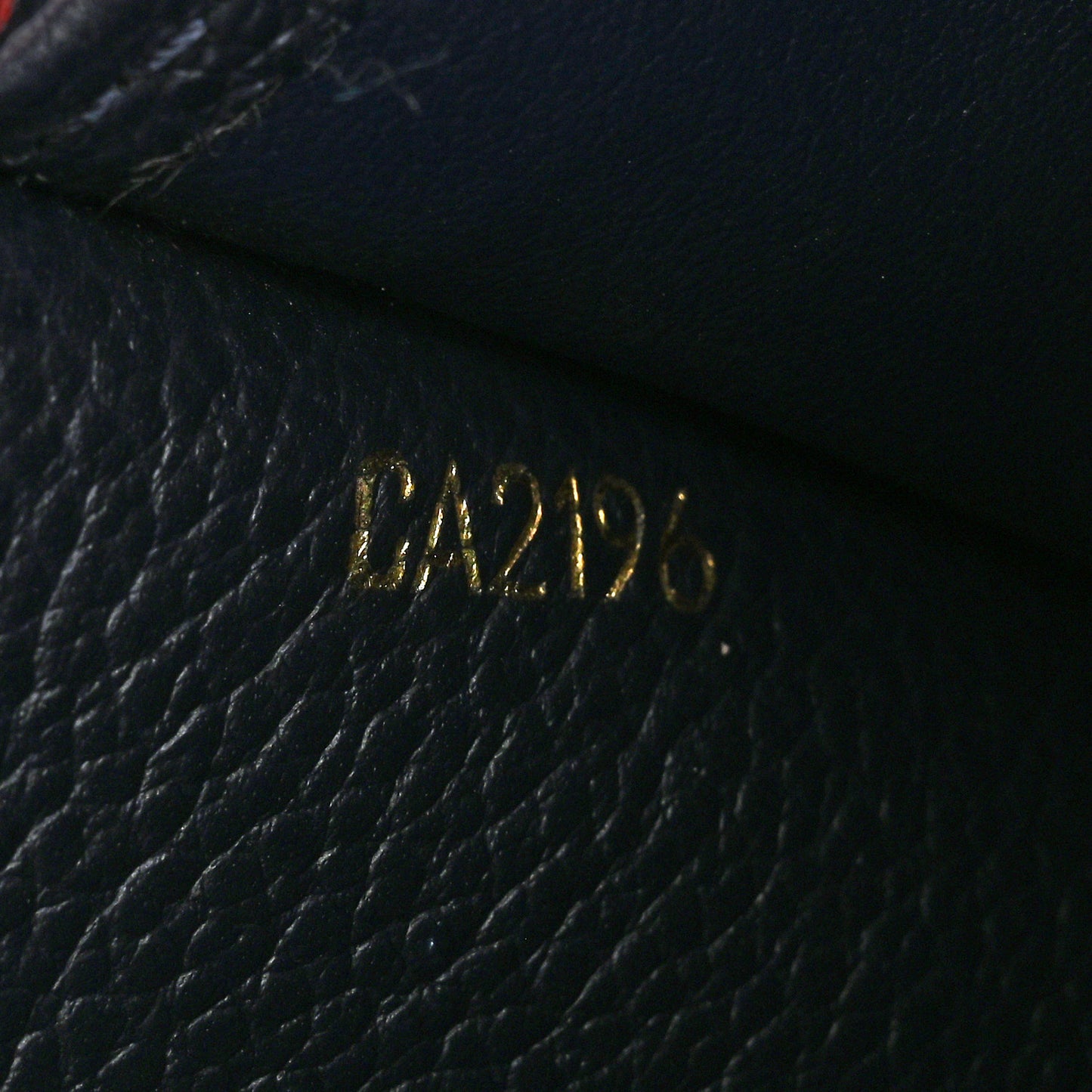 Empreinte Sarah Wallet NM Marine Rouge