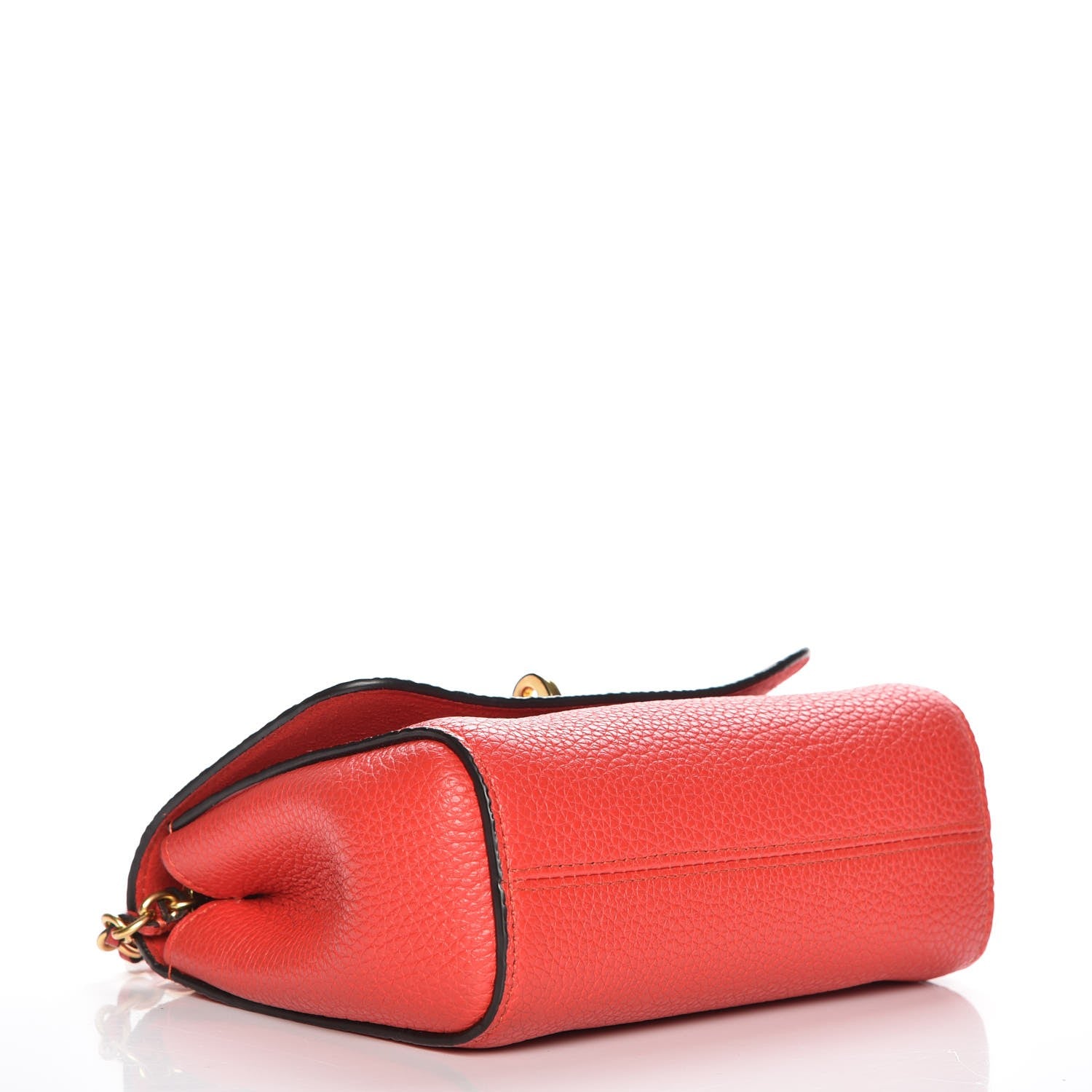 Mulberry Classic Grain Calfskin Mini Lily Fiery Red 4 of 7