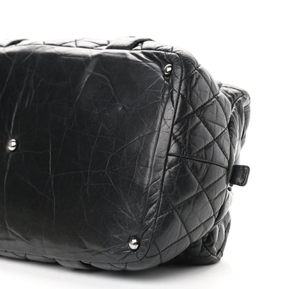 Chanel Lambskin Vintage Ligne Lady Braid Tote Black 9 of 14