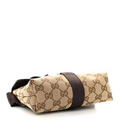 Gucci Monogram Waist Pouch Bag Dark Brown 4 of 11
