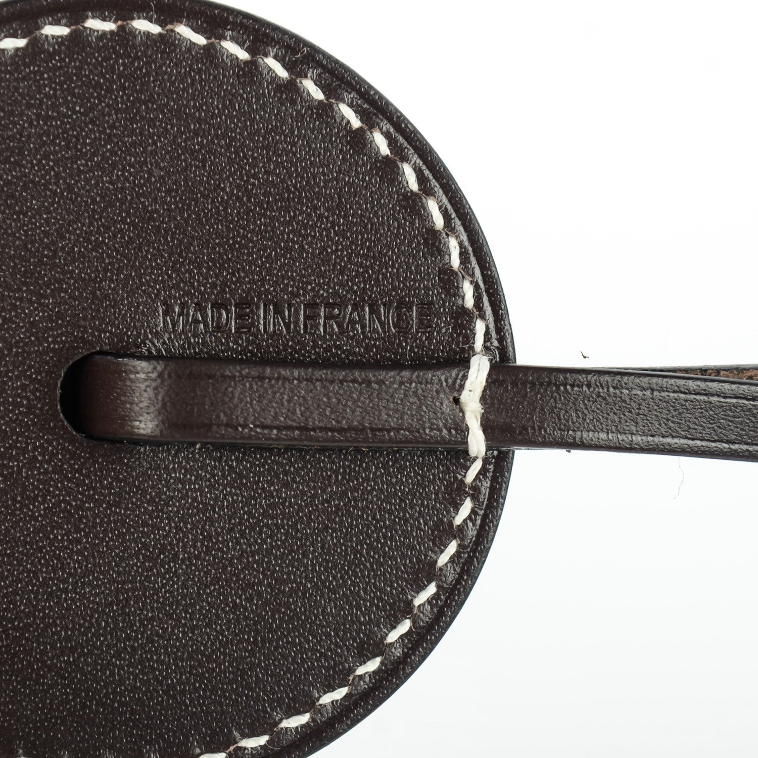 Hermes Hunter Cowhide Milo Lambskin Paddock Flot Bag Charm Bleu Lin Bleu Electric Black 5 of 5