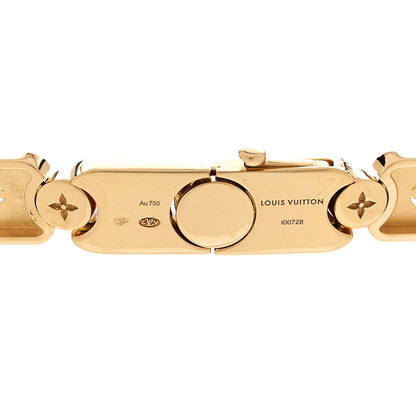 Louis Vuitton 18K Yellow Gold Les Gastons Vuitton Gourmette Necklace 5 of 5