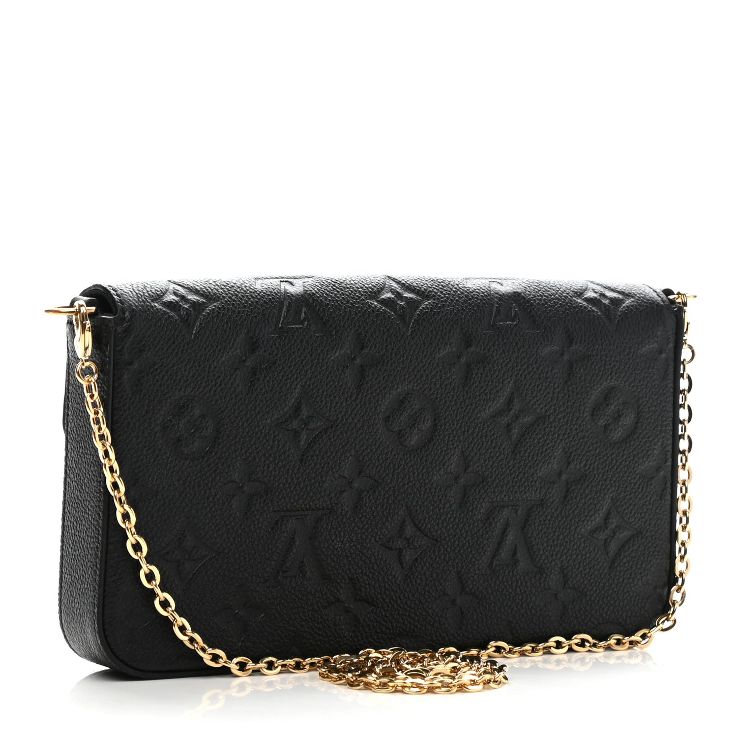 Empreinte Pochette Felicie Chain Wallet Black